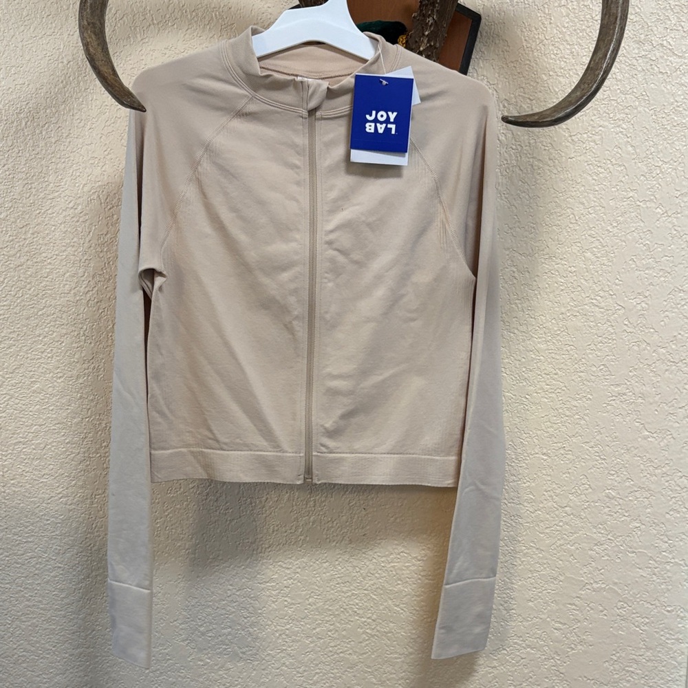 JoyLab Women's Cream Bomber Jacket